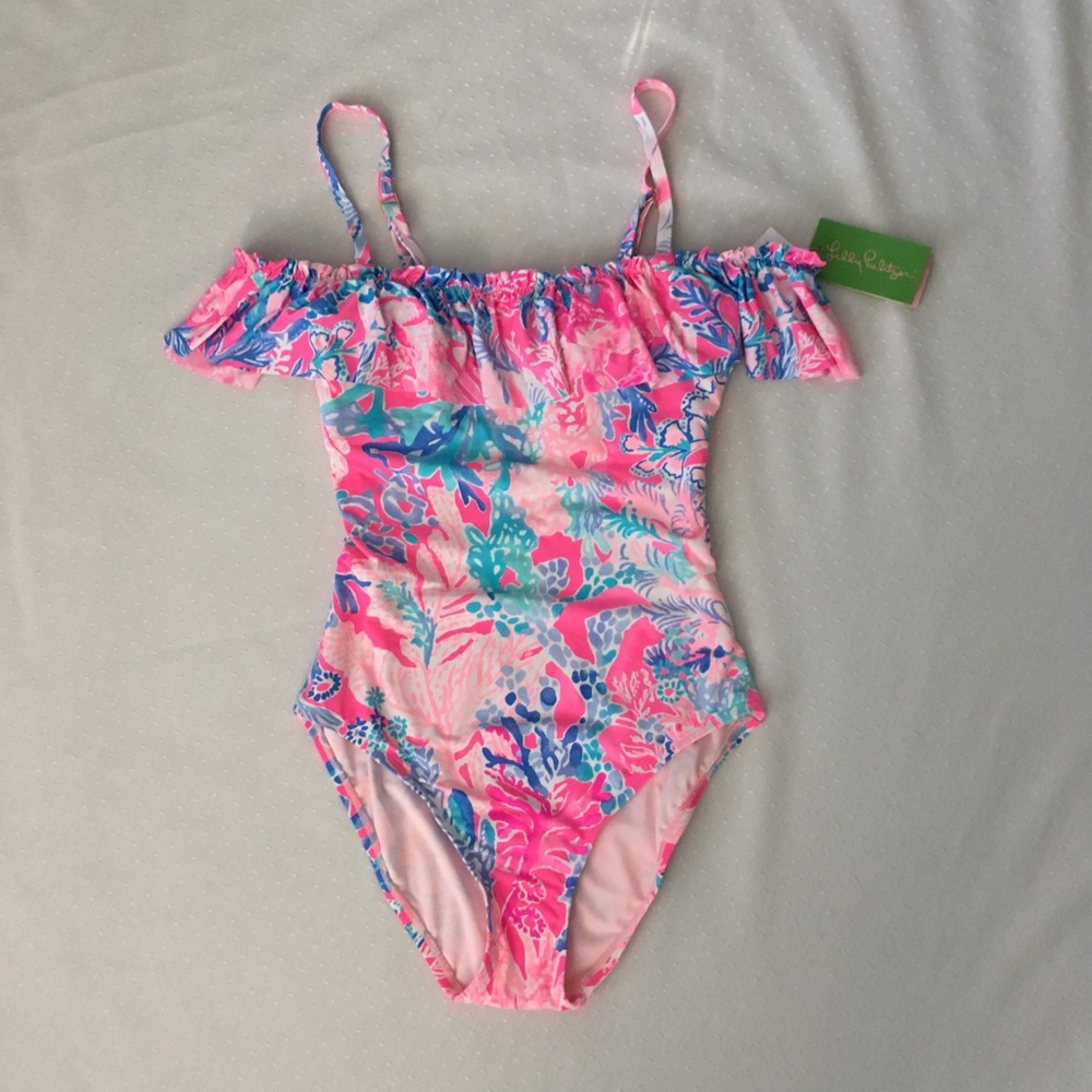 Lilly Pulitzer one-piece swimsuit pink